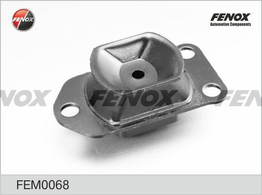 Опора двигателя | зад лев | - Fenox FEM0068