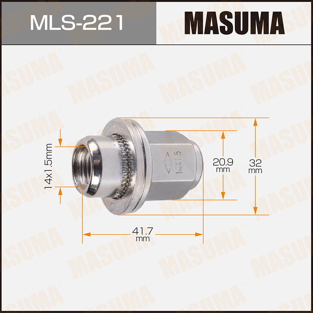 Гайки masuma - Masuma MLS221