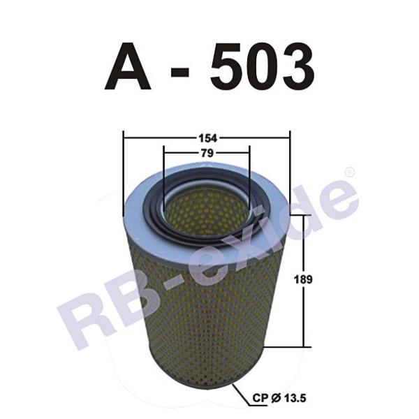 Фильтр воздушный - Rb-exide A503