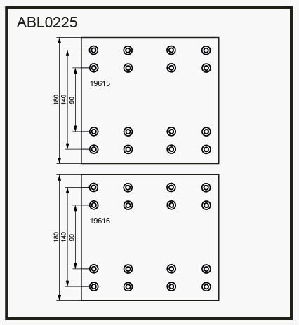 Накладки тормозныекомплект std wva 19615 19616 hcv Allied Nippon ABL0225 CITROEN FIAT BMW PEUGEOT VAUXHALL SMART VOLKSWAGEN OPEL AUDI SEAT MERCEDES-BENZ 7557₽