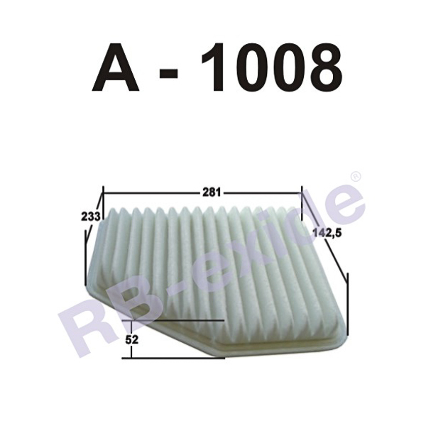 Фильтр воздушный - Rb-exide A1008