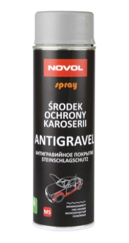 Антигравийное покрытие, чёрный gravit 600 spray 500мл - NOVOL 34202