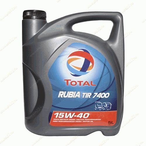 Масло моторное Rubia TIR 7400 15w40 мин. 5л 213669/ (3шт/уп) (аналог Shell Rimula R4 x 15w40) - TOTAL 148585