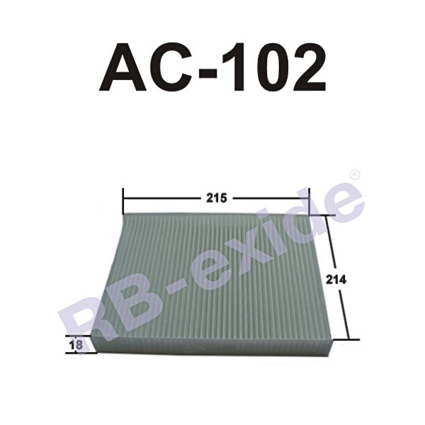 Фильтр салона стандарт   - Rb-exide AC102