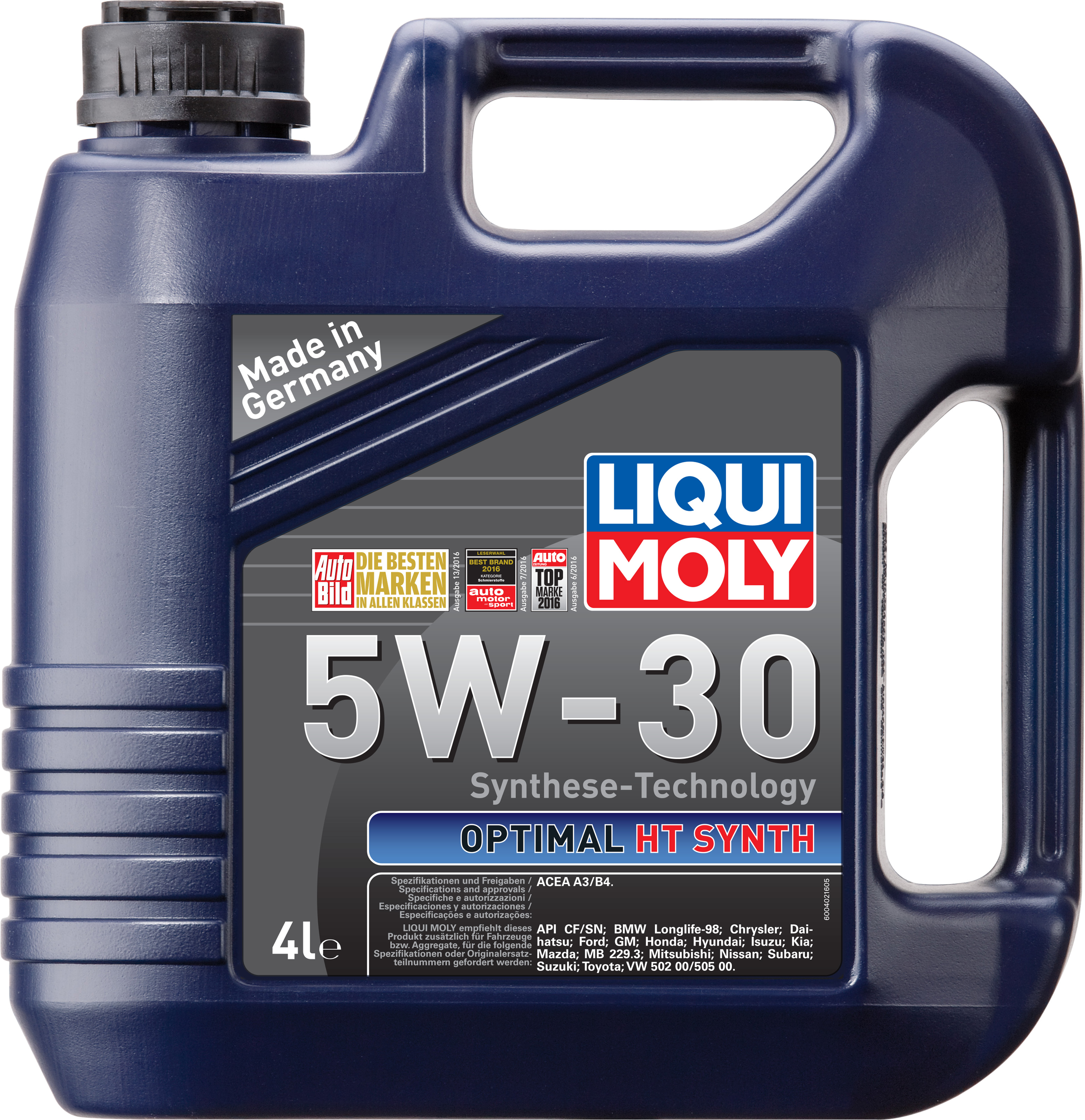5W-30 SN/CF Optimal HT Synth 4л (НС-синт.мотор.масло) Liqui Moly 39001