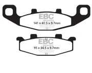 Колодки тормозные - EBC FA129HH