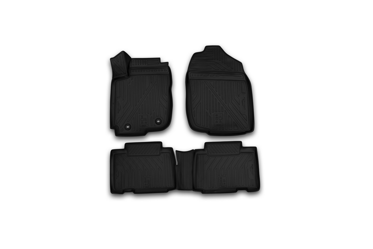 Коврики 3D в салон toyota Rav 4, 2015->, 4 шт. (полиуретан) - NOVLINE CARTYT00007k
