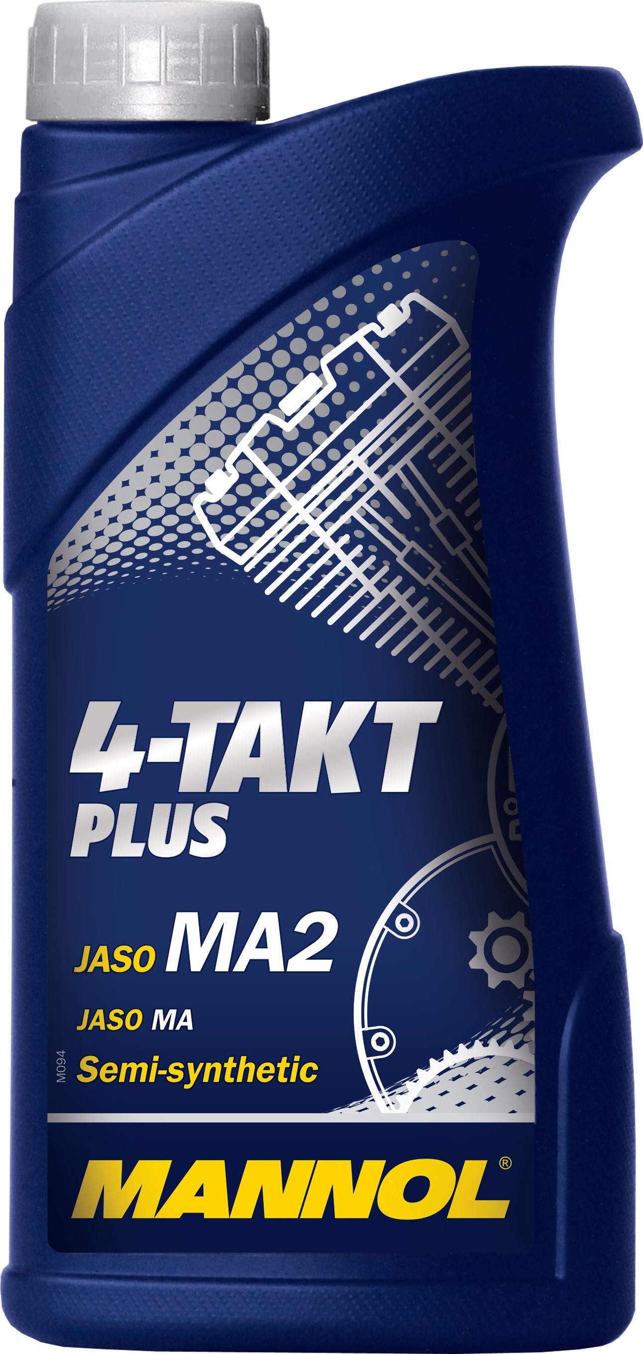 Масло моторное полусинтетическое 4-Takt Plus 10w40 (1л.) - Mannol 1400