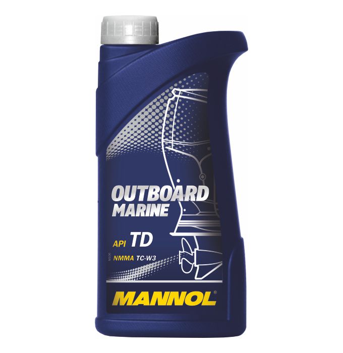 Масло моторное для лодок outboard marine API TD, nmma tc-w3 1л - Mannol 1412