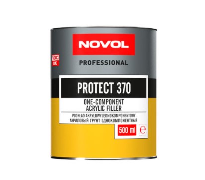 Грунт акриловый 1К protect 370 0,5л - NOVOL 37440