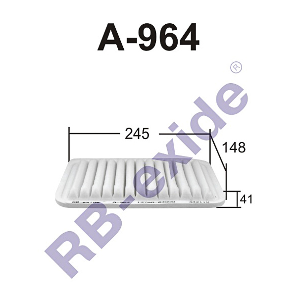 A-964 13780-83goo фильтр воздушный rb-exide - Rb-exide A964