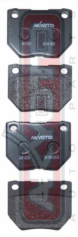 Колодки тормозные дисковые - Akyoto AKD-0226