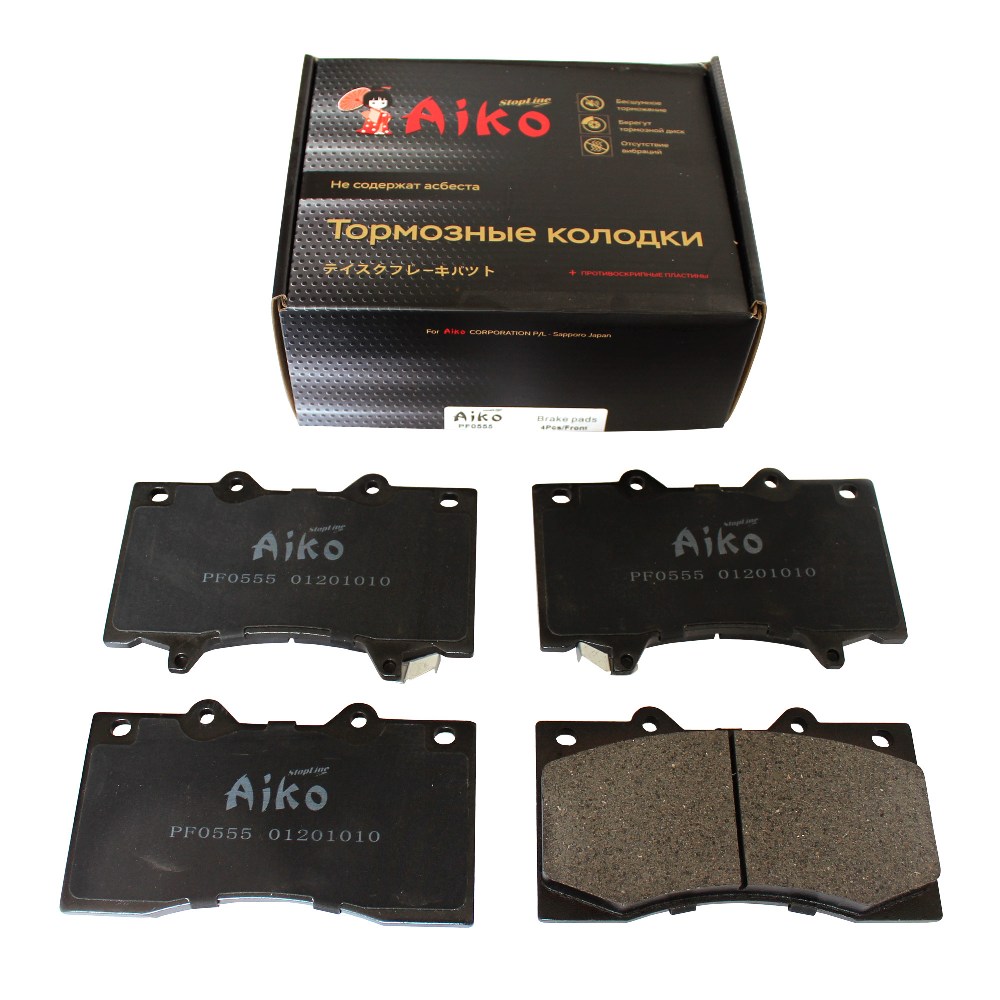 Колодки пер. y62 - Aiko PF0555