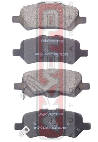Колодки тормозные дисковые задние - Akyoto AKD-01202