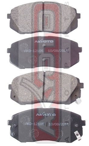 Колодки тормозные дисковые передние - Akyoto AKD-12105