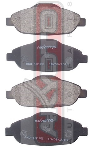 Колодки тормозные дисковые передние - Akyoto AKD-13102