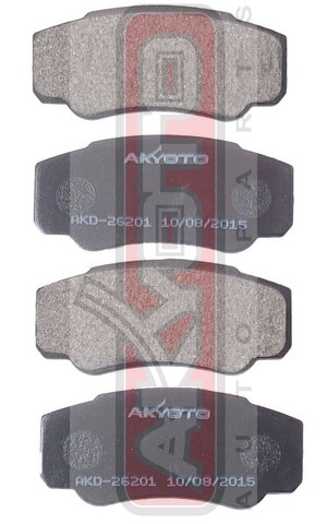 Колодки тормозные дисковые задние - Akyoto AKD-26201