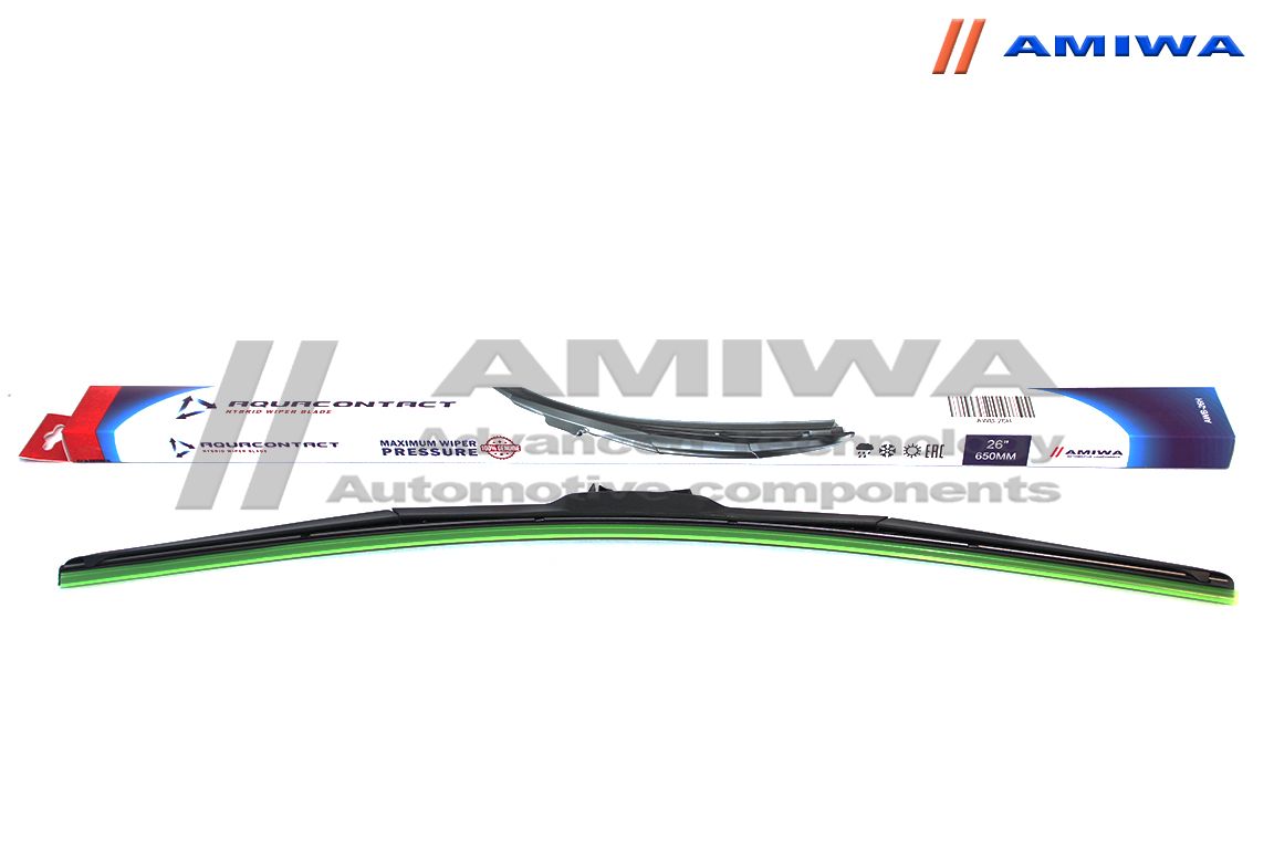 Щётка стеклоочистителя гибридная 650мм   - Amiwa AWB26H