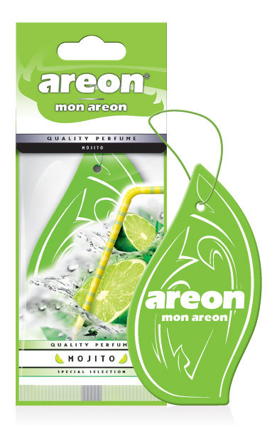 Ароматизатор areon mon бумажный мохито 043-3 - AREON 704043312