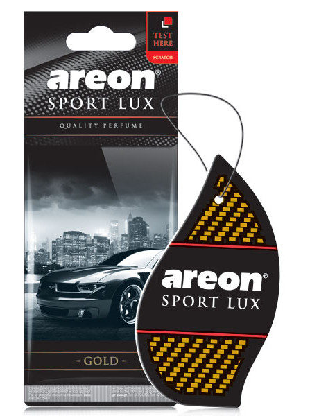 Ароматизатор areon lux бумажный sport gold 704- - AREON 7044113G
