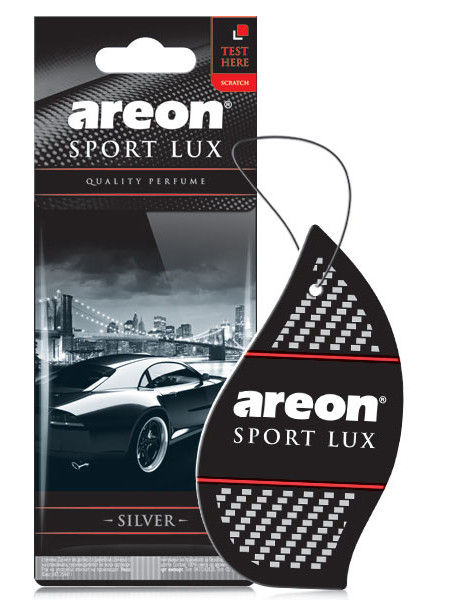 Ароматизатор areon lux бумажный sport silver 70 - AREON 7044113S