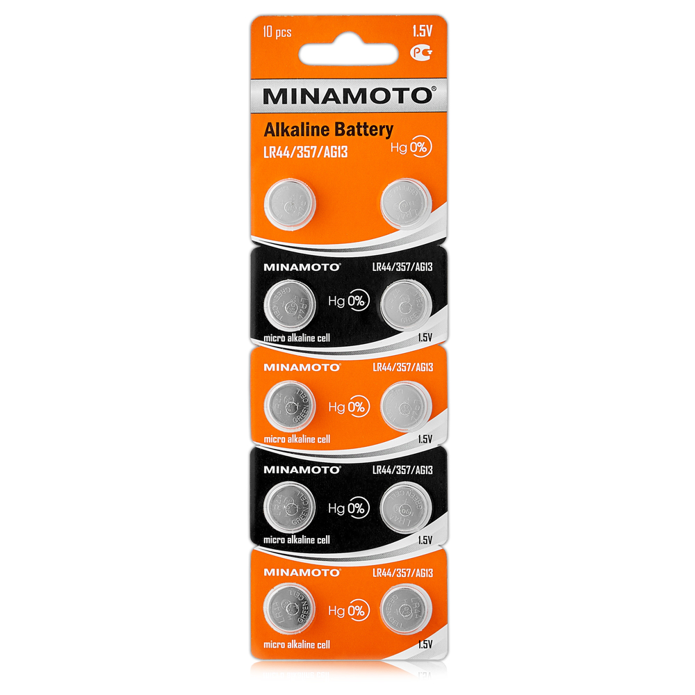 Батарейка ag13, (lr44) 1.5 в bl10 minamoto - Auto-GUR AGBB13