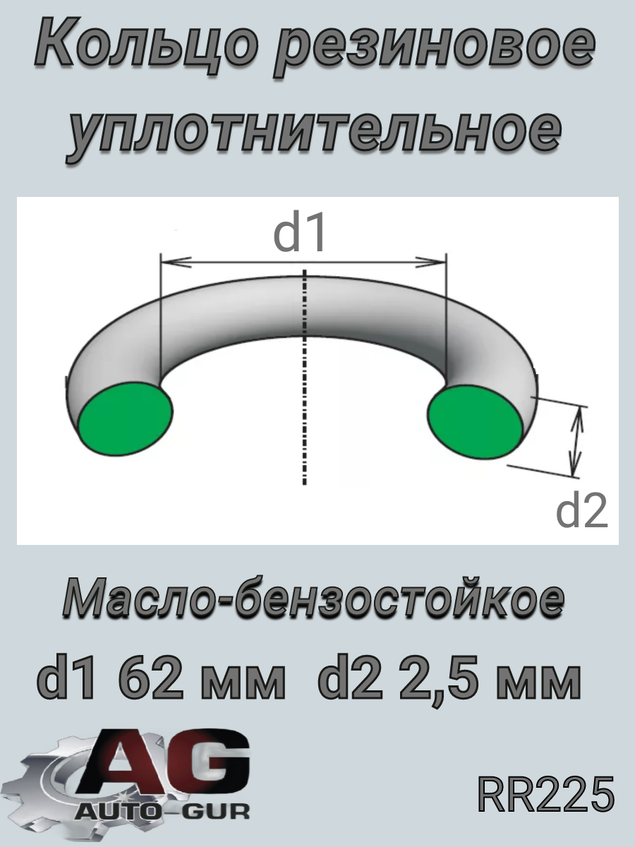 Кольцо уплотнительное - Auto-GUR RR225