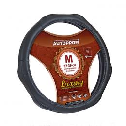 Оплетка кожа черный с шестью бугорками Luxury р-р l 25шт/уп в - Autoprofi AP-1020 BK (L)