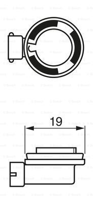 Лампа longlife daytime h11 12v 55 w - Bosch 1 987 302 085