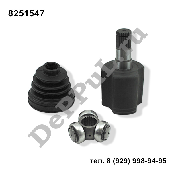 Шрус внутренний правый (r) volvo s40 (98-03), v40 - DePPuL DE1547RVV