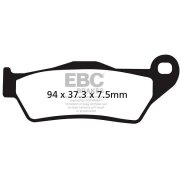 Brake fa181r (торм. колодки дисковые) - EBC FA181R