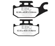 Brake fa307r (торм. колодки дисковые) - EBC FA307R