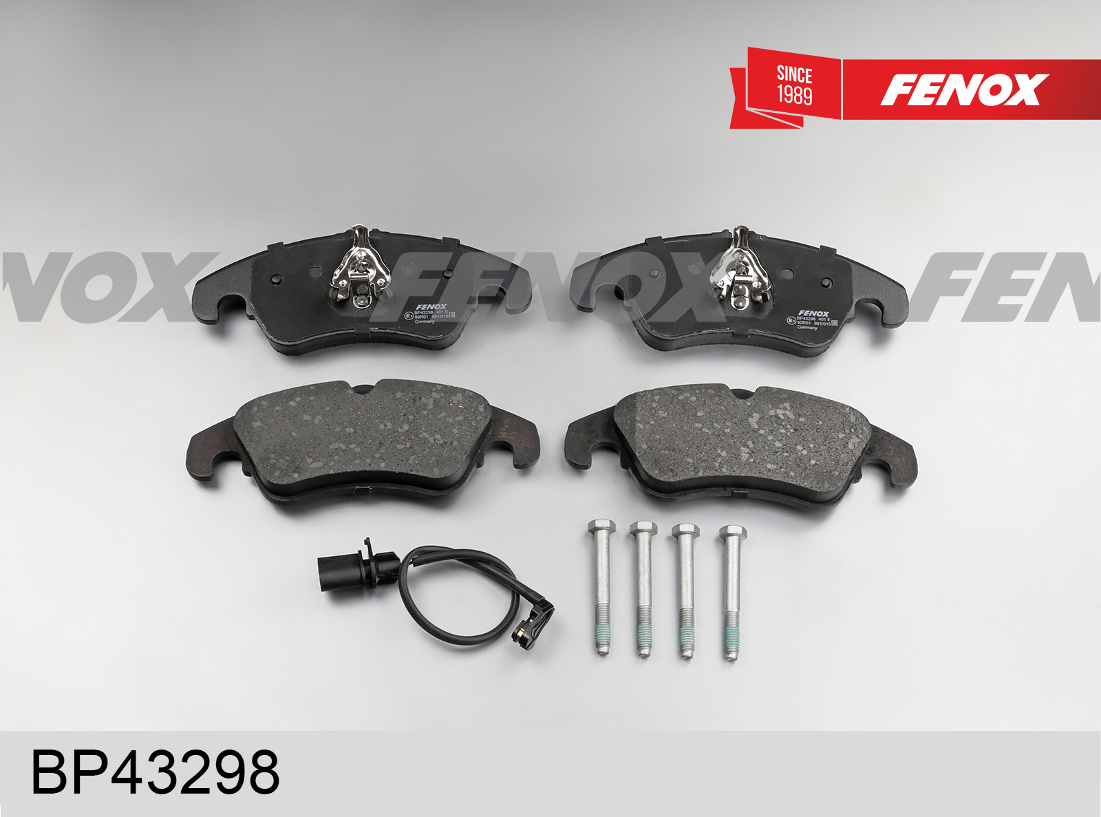 Колодки тормозные дисковые | перед прав/лев | - Fenox BP43298