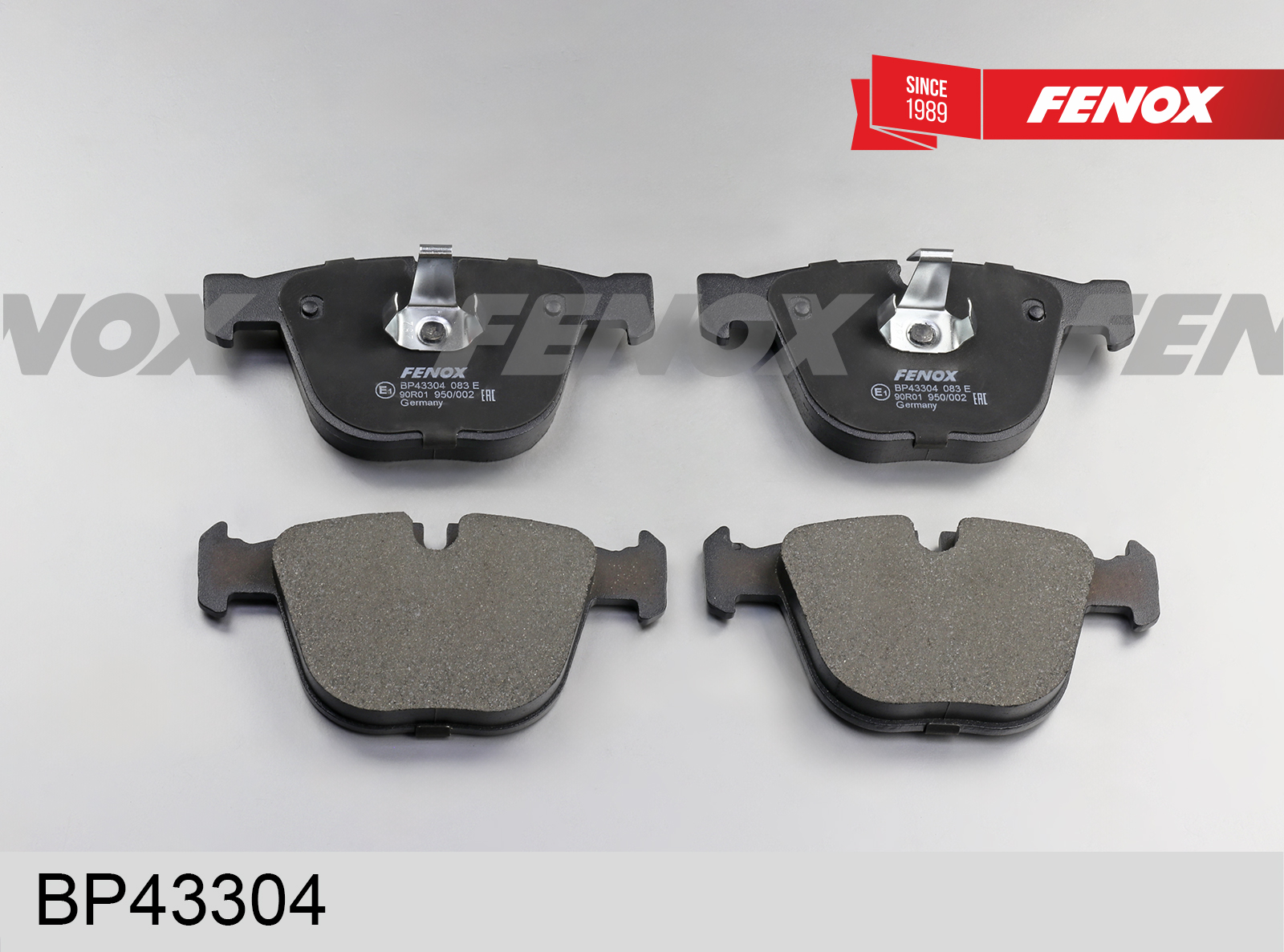 Колодки тормозные дисковые | зад прав/лев | - Fenox BP43304
