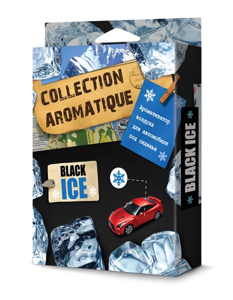 Ароматизатор под сиденье Collection Aromatique Black ICE 200 мл 40шт/кор ca-25 - FOUETTE CA25