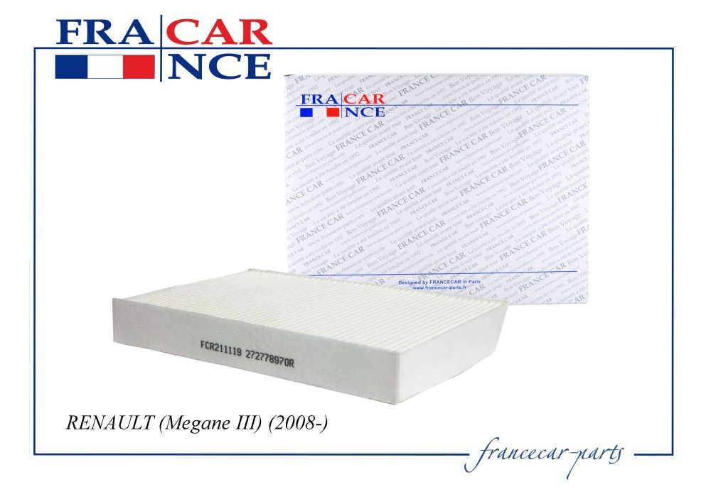 Фильтр салона 2,0л - Francecar FCR211119