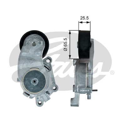 Ролик нат.ремня п/клин. volvo 05- 1.6d - Gates T39379