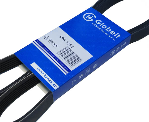 Ремень приводной, поликлиновой - Globelt 6PK1265