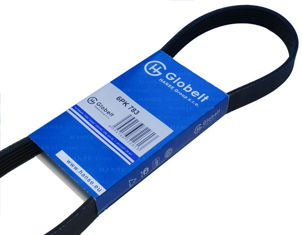 Ремень приводной, поликлиновой - Globelt 6PK783