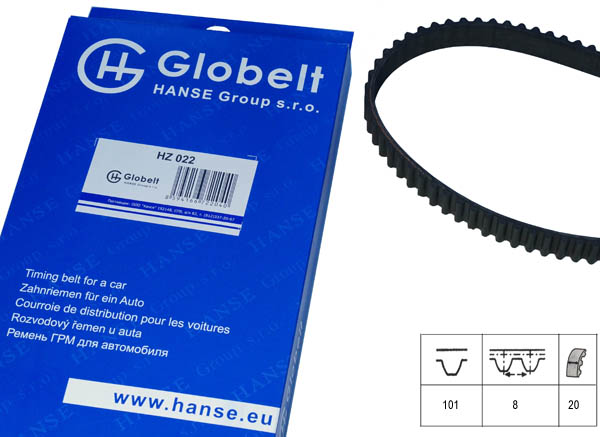 Ремень грм - Globelt HZ022