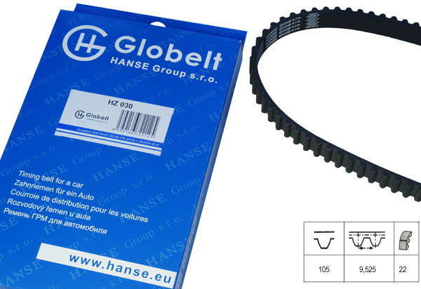 Ремень грм - Globelt HZ030