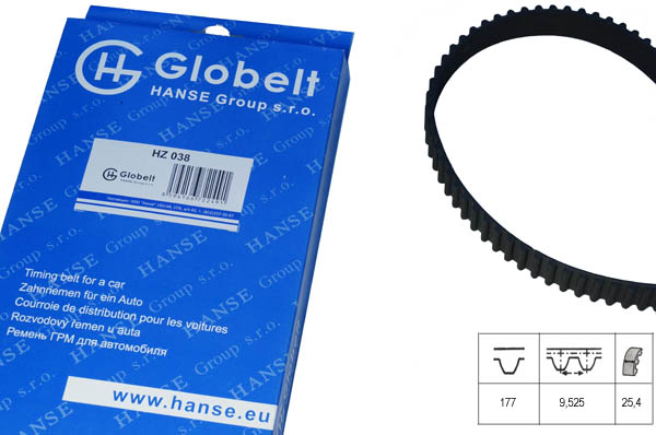 Ремень грм - Globelt HZ038