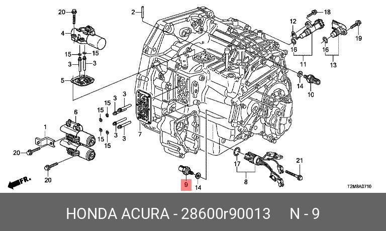 Датчик давления масла - Honda 28600-R90-013