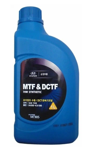 70w mtf dctf synthetic sae gl-4 1л синт транс масло Hyundai Kia 04300-KX1B0 2373₽