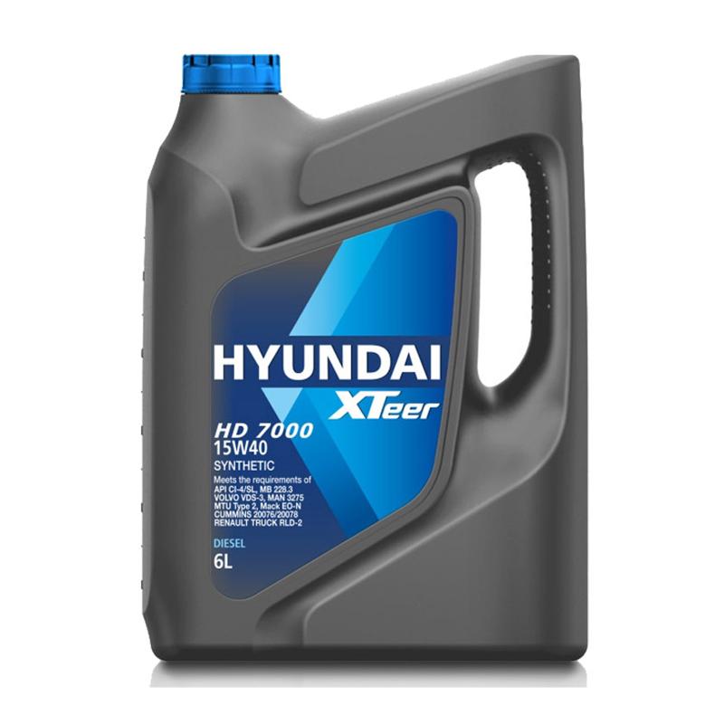 Масло моторное xteer heavy duty sae 15w-40 6l - Hyundai/Kia 1061005