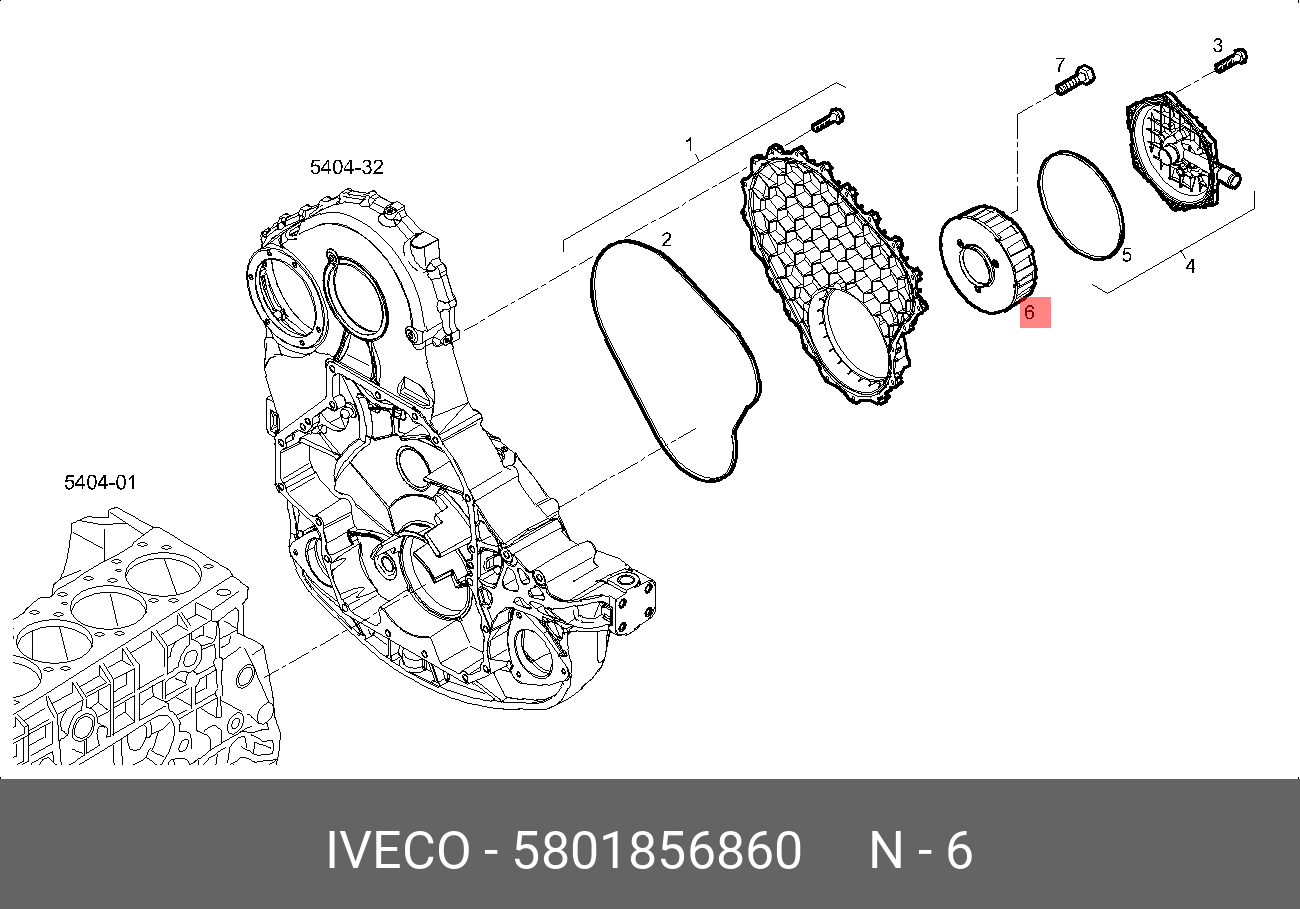 Фильтр сапуна ДВС stralis Е6 - Iveco 5801856860