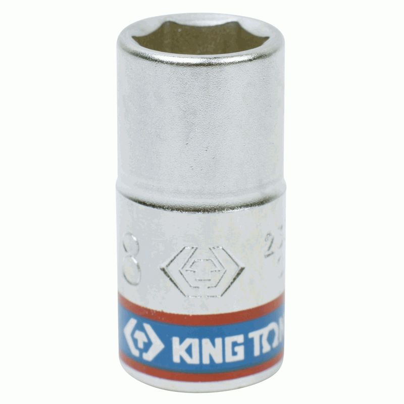 Головка торцевая 6гр 08мм 1/4 - King Tony 233508M