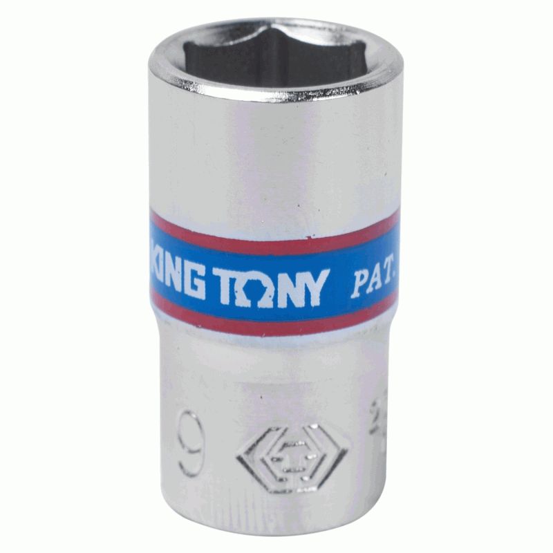 Головка торцевая стандартная шестигранная 1/4 09 мм в - King Tony 233509M