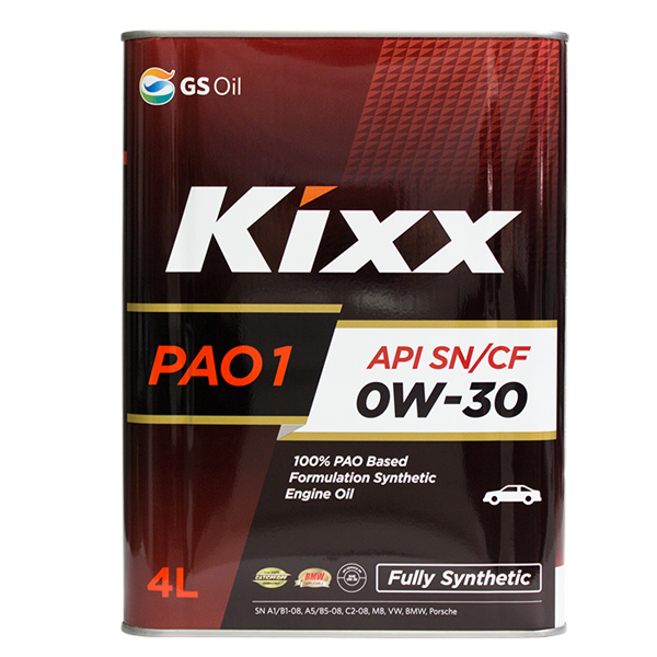 Масло моторное kixx pao 1 0w-30 sn 100 синтетическ - KIXX L208144TE1