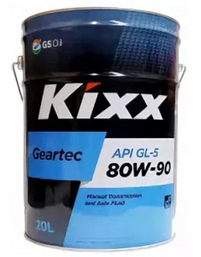 Масло трансмиссионное geartec 80w-90 gl-5 полусинт - KIXX L2983P20E1